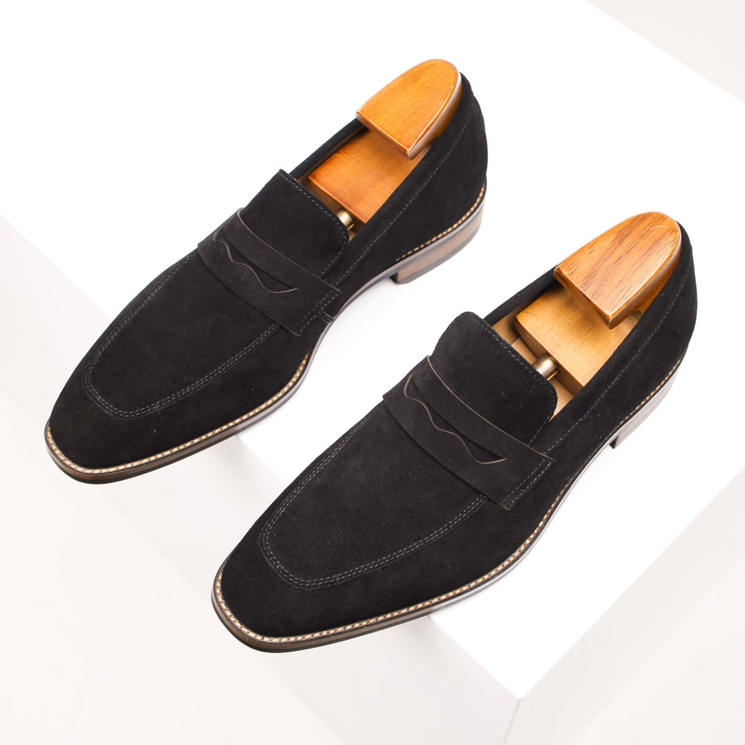 Mirla | Slip On Läder Penny Loafers Herrskor-Eva Jonsson