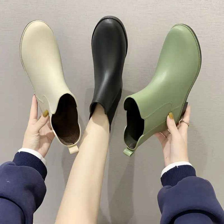 Mirla | Slip-On Regnstövlar - Bekväm Polstrad Design för Kvinnor-Eva Jonsson