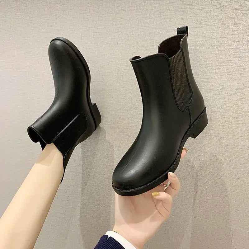 Mirla | Slip-On Regnstövlar - Bekväm Polstrad Design för Kvinnor-Eva Jonsson