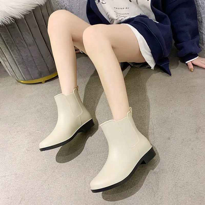 Mirla | Slip-On Regnstövlar - Bekväm Polstrad Design för Kvinnor-Eva Jonsson