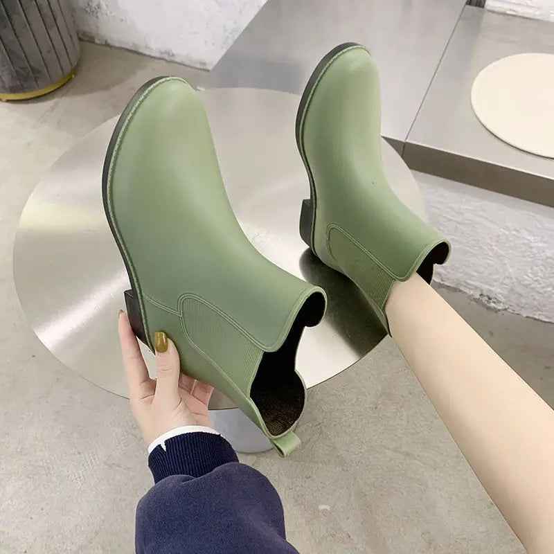 Mirla | Slip-On Regnstövlar - Bekväm Polstrad Design för Kvinnor-Eva Jonsson