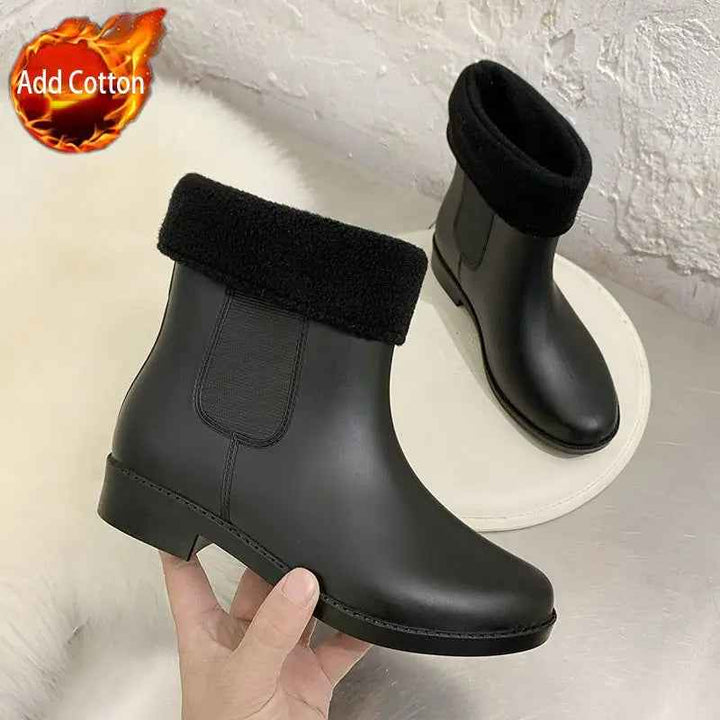 Mirla | Slip-On Regnstövlar - Bekväm Polstrad Design för Kvinnor-Eva Jonsson
