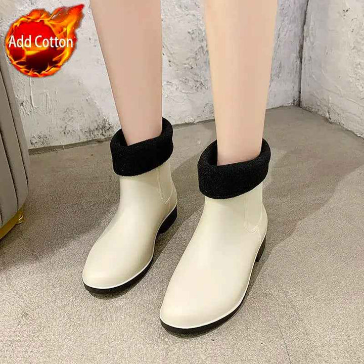 Mirla | Slip-On Regnstövlar - Bekväm Polstrad Design för Kvinnor-Eva Jonsson