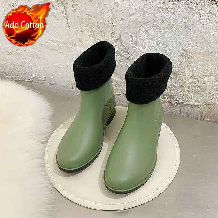 Mirla | Slip-On Regnstövlar - Bekväm Polstrad Design för Kvinnor-Eva Jonsson