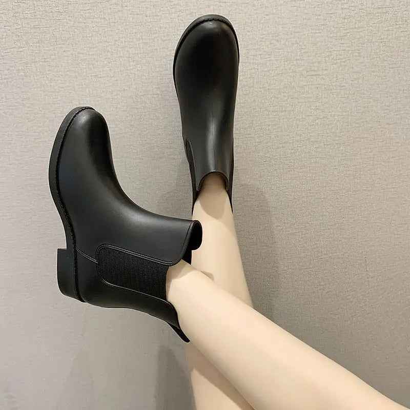 Mirla | Slip-On Regnstövlar - Bekväm Polstrad Design för Kvinnor-Eva Jonsson