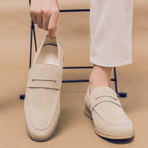 Mirla | Slipper Herr Klassiska Loafers Herr Lyxig Bearbetning Äkta Läder-Eva Jonsson