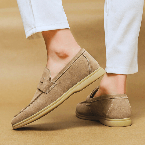 Mirla | Slipper Herr Klassiska Loafers Herr Lyxig Bearbetning Äkta Läder-Eva Jonsson