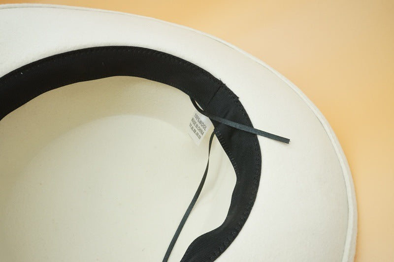 Mirla | Slips Vit Ullhatt-Eva Jonsson