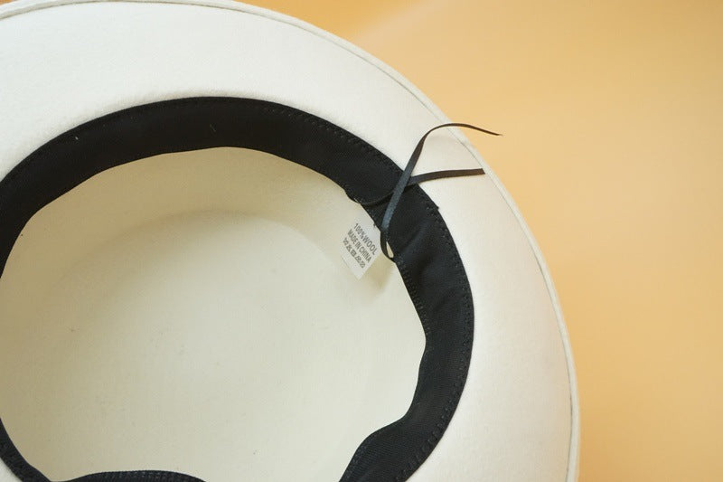 Mirla | Slips Vit Ullhatt-Eva Jonsson