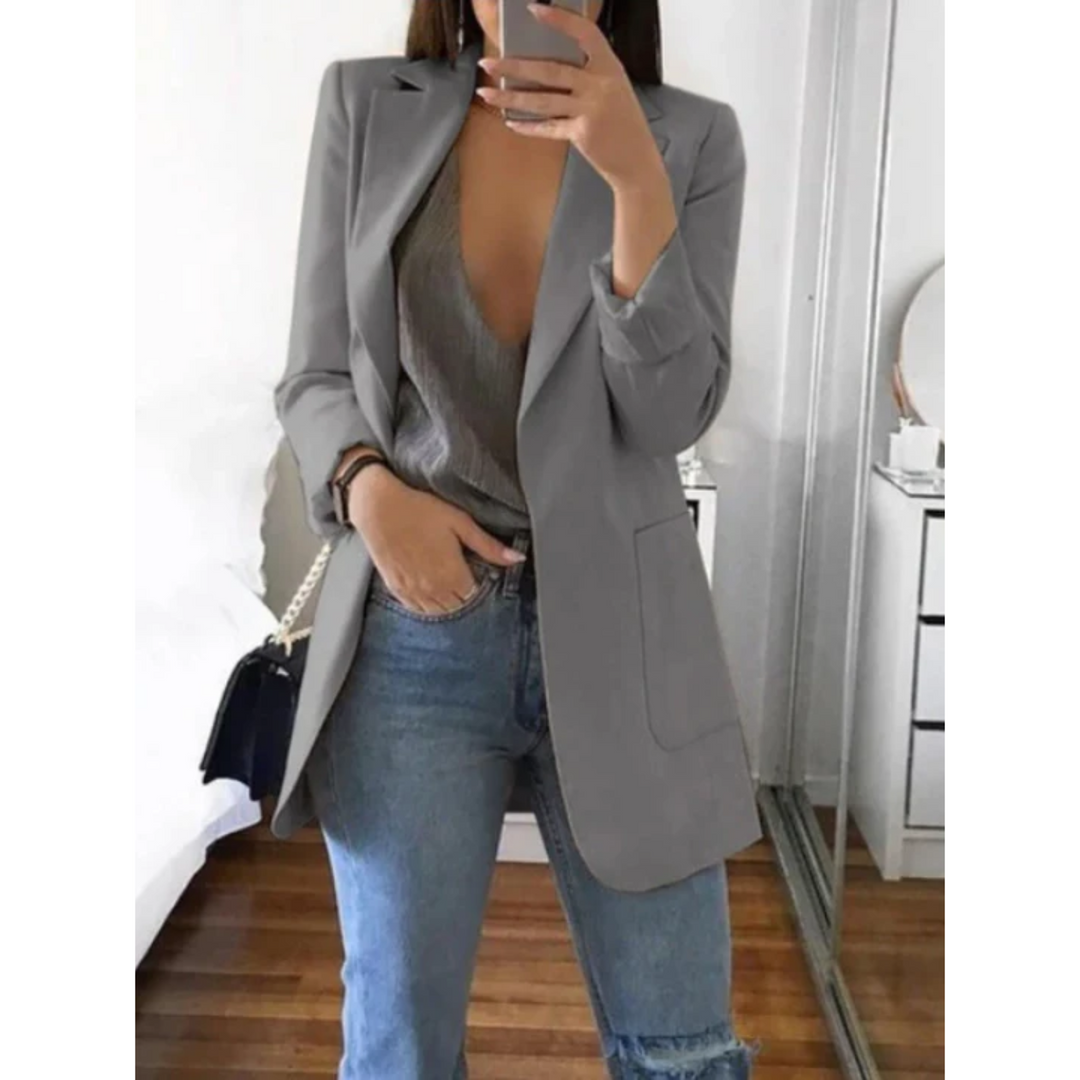 Mirla | Smalt Skuren Blazer Modern & Stiligt-Eva Jonsson