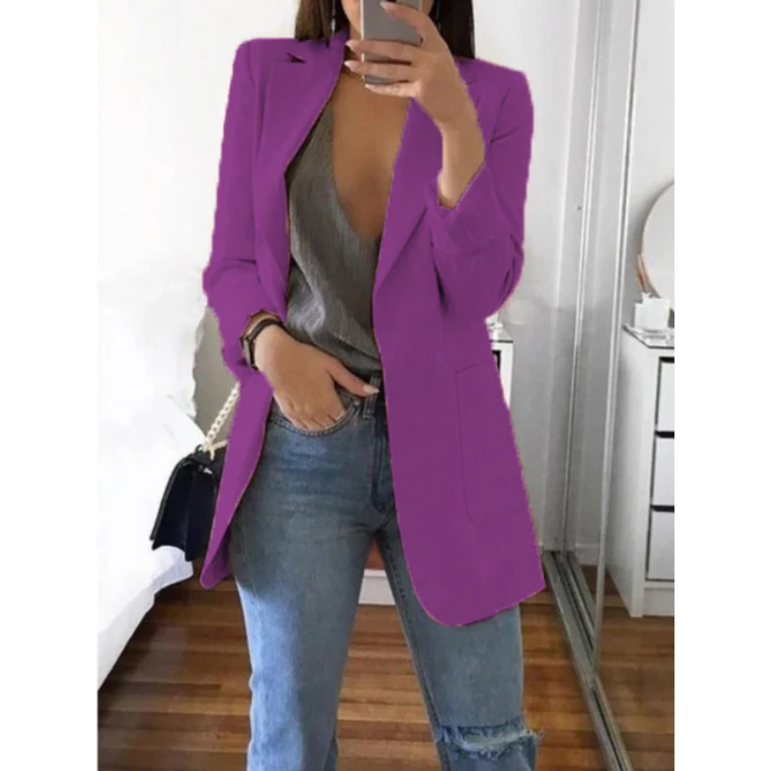 Mirla | Smalt Skuren Blazer Modern & Stiligt-Eva Jonsson