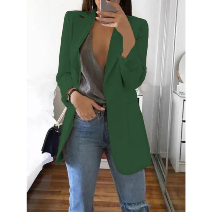 Mirla | Smalt Skuren Blazer Modern & Stiligt-Eva Jonsson
