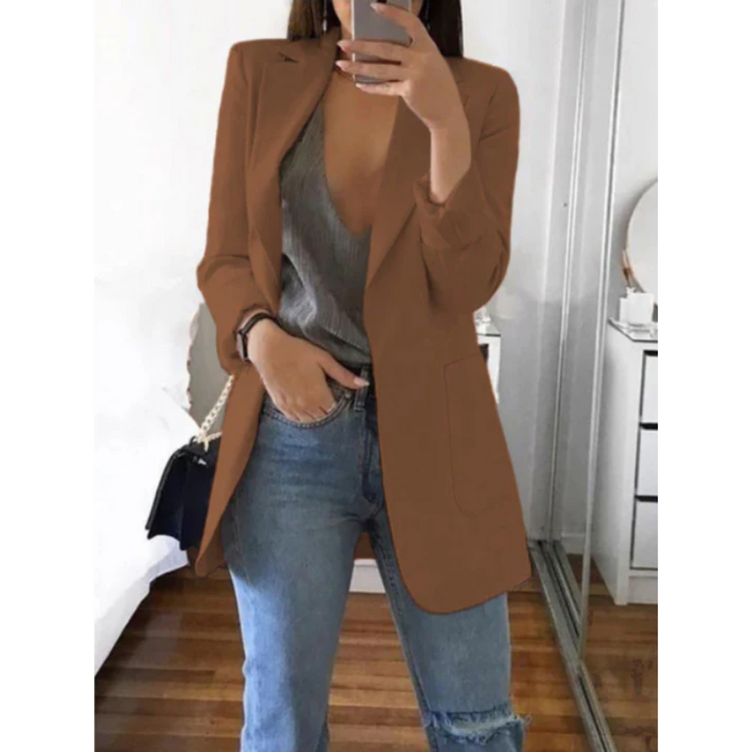 Mirla | Smalt Skuren Blazer Modern & Stiligt-Eva Jonsson