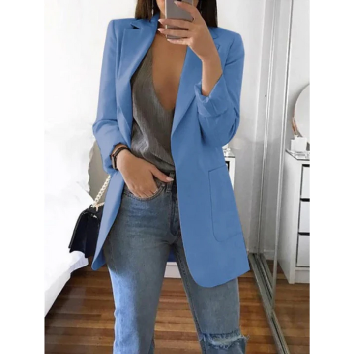 Mirla | Smalt Skuren Blazer Modern & Stiligt-Eva Jonsson