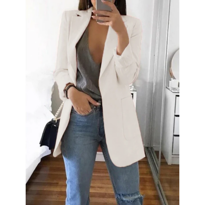 Mirla | Smalt Skuren Blazer Modern & Stiligt-Eva Jonsson