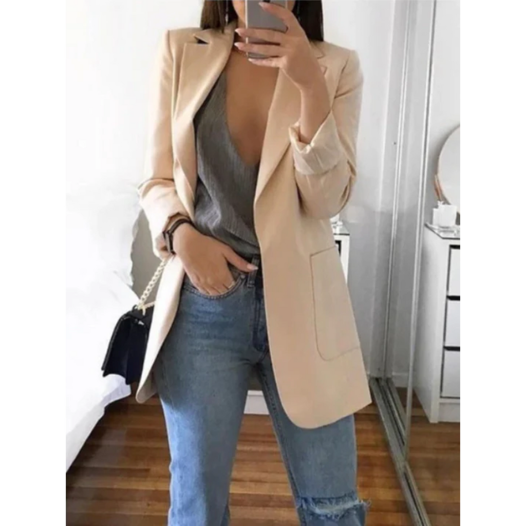 Mirla | Smalt Skuren Blazer Modern & Stiligt-Eva Jonsson