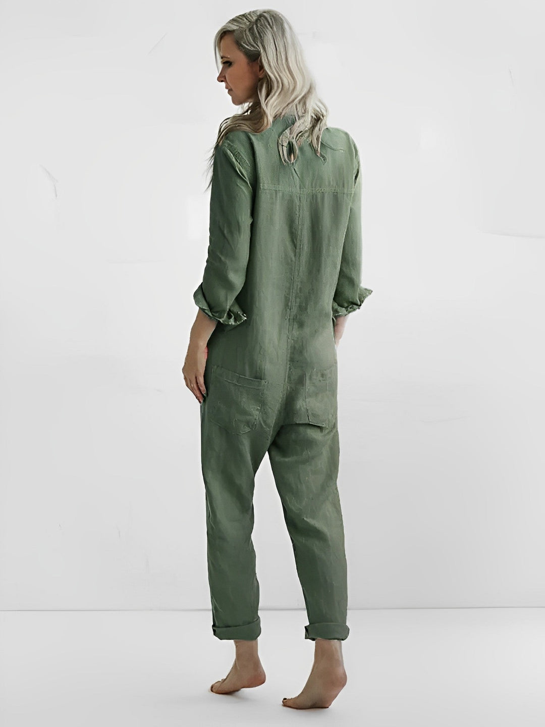 Mirla | Smaragdgrön Elegans Jumpsuit-Eva Jonsson