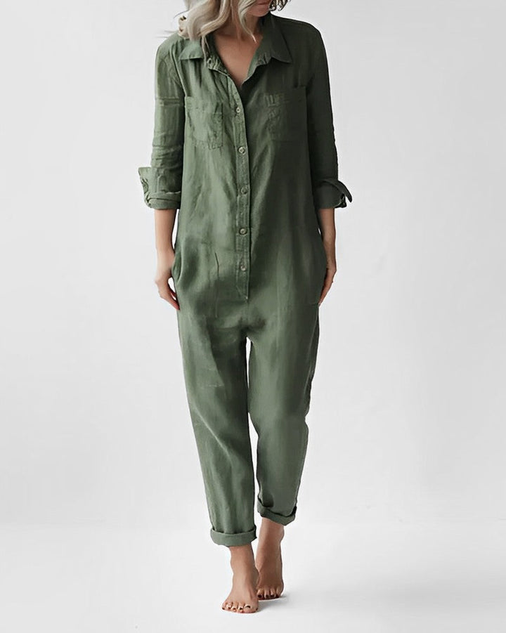 Mirla | Smaragdgrön Elegans Jumpsuit-Eva Jonsson