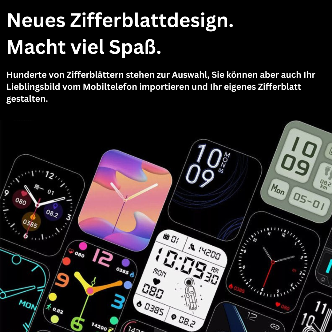 Mirla | Smartwatch Fitness Tracker Hjärtat Runt Sömnövervakning Blodtryck-Eva Jonsson