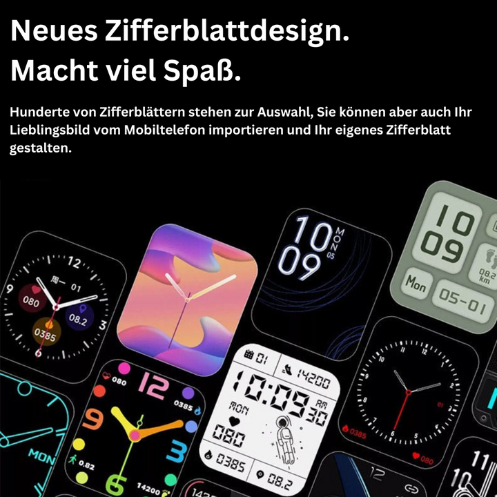 Mirla | Smartwatch Fitness Tracker Hjärtat Runt Sömnövervakning Blodtryck-Eva Jonsson