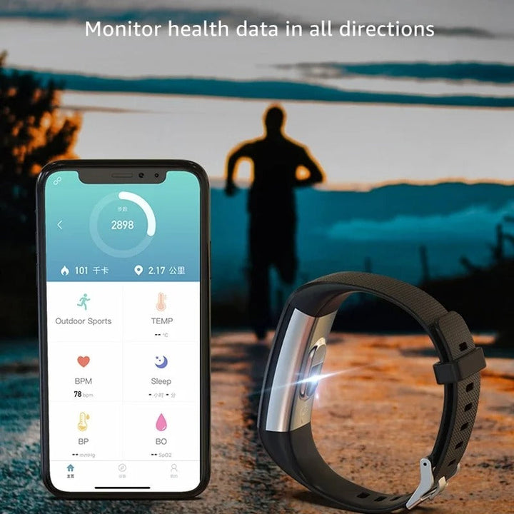 Mirla | Smartwatch med blodtryck och hjärtfrekvensövervakning – Fitness tracker för kvinnor-Eva Jonsson