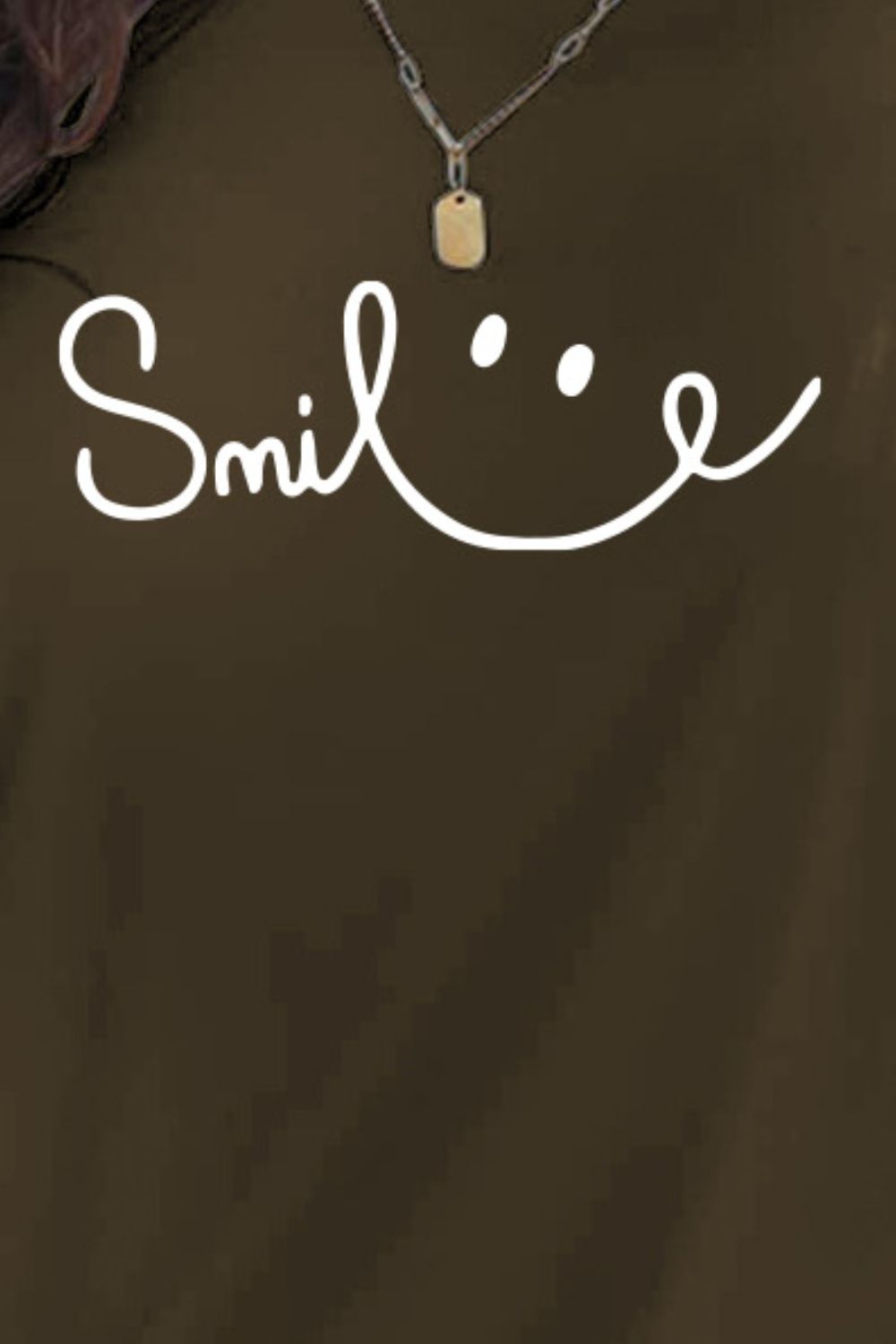 Mirla | Smile Rundhals Kortärmad T-shirt-Eva Jonsson
