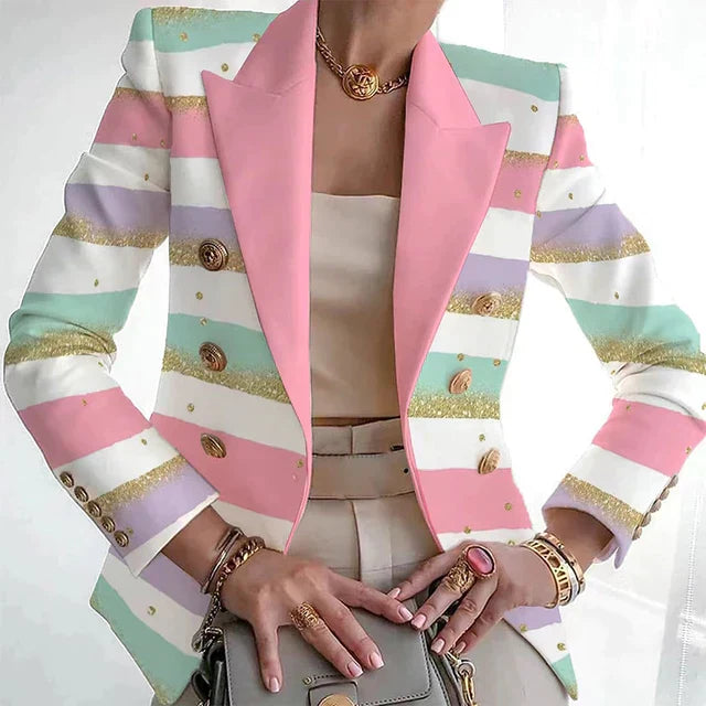 Mirla | Snygg Print Blazer-Eva Jonsson