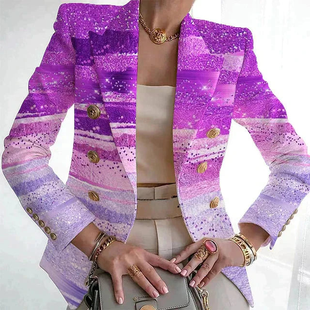 Mirla | Snygg Print Blazer-Eva Jonsson