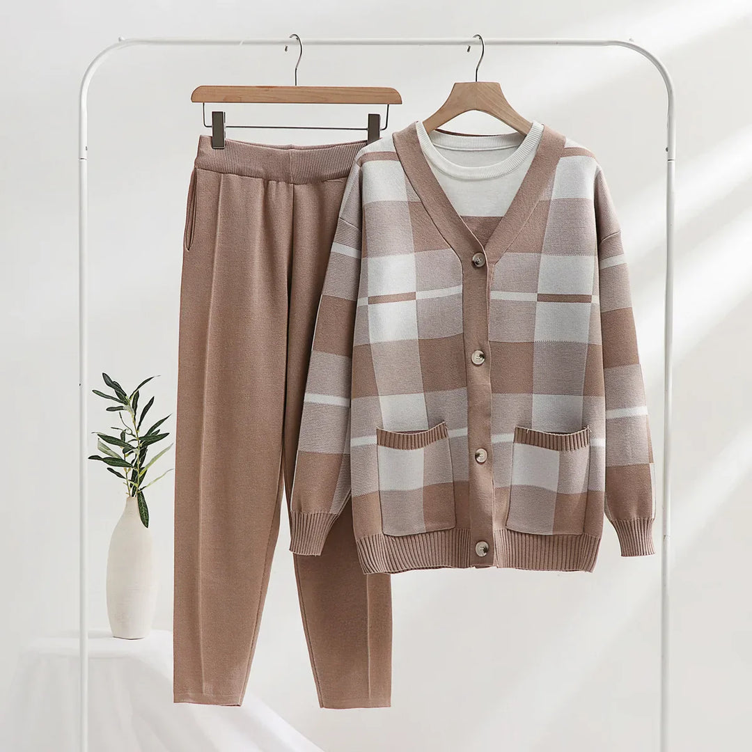 Mirla | Soft-Knit 3-Delars Set-Eva Jonsson
