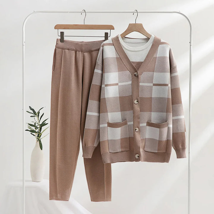 Mirla | Soft-Knit 3-Delars Set-Eva Jonsson