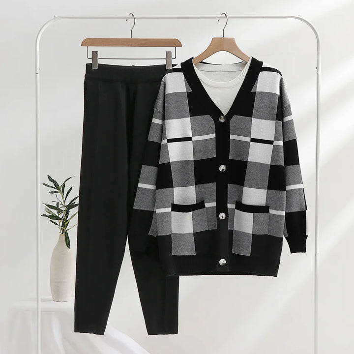 Mirla | Soft-Knit 3-Delars Set-Eva Jonsson