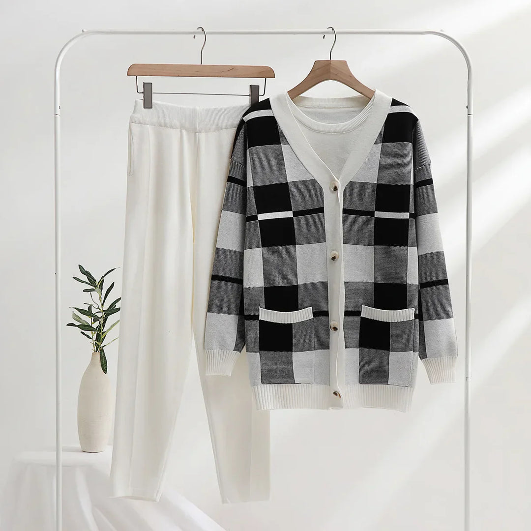 Mirla | Soft-Knit 3-Delars Set-Eva Jonsson