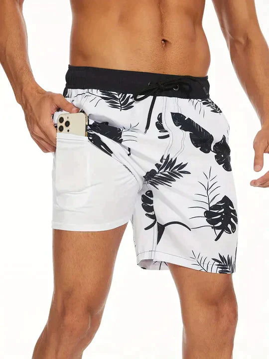 Mirla | Sommar Badshorts Snabbt Torkande, Lätt & Andningsbar Strandkläder-Eva Jonsson