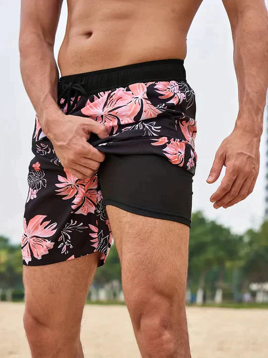 Mirla | Sommar Badshorts Snabbt Torkande, Lätt & Andningsbar Strandkläder-Eva Jonsson