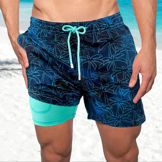 Mirla | Sommar Badshorts Snabbt Torkande, Lätt & Andningsbar Strandkläder-Eva Jonsson
