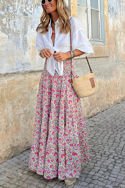 Mirla | Sommarlånga Kjolar Boho Tryck-Eva Jonsson
