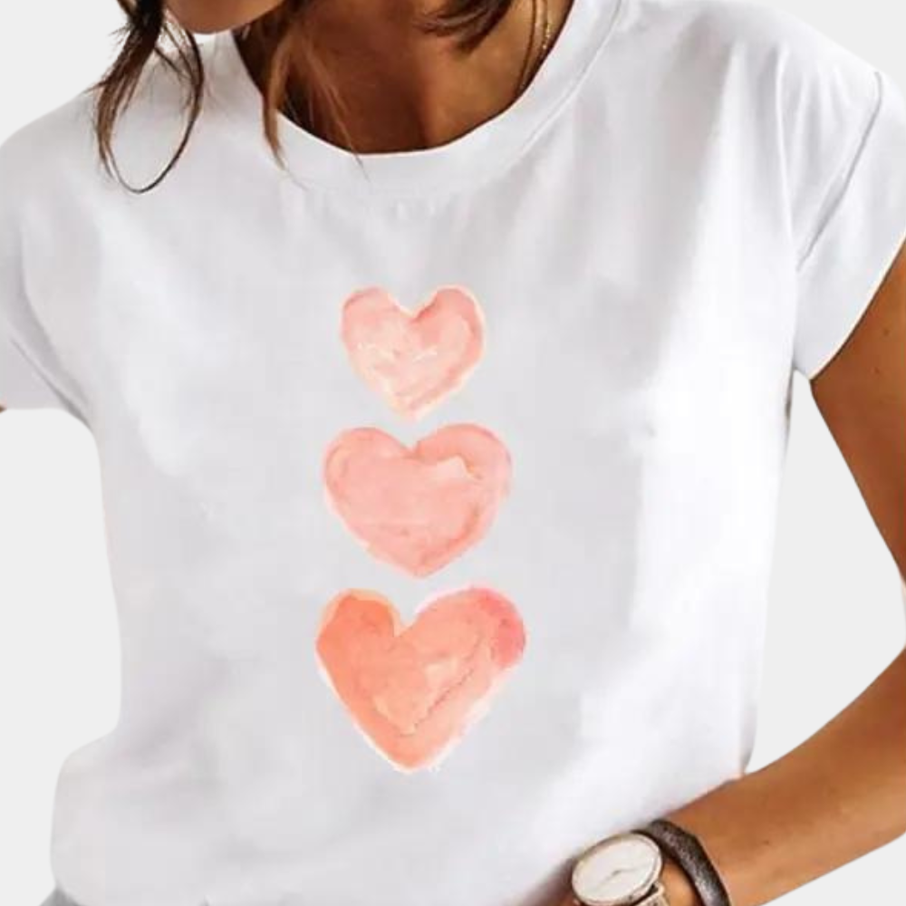Mirla | Sommart-shirt för kvinnor-Eva Jonsson