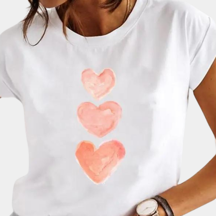Mirla | Sommart-shirt för kvinnor-Eva Jonsson