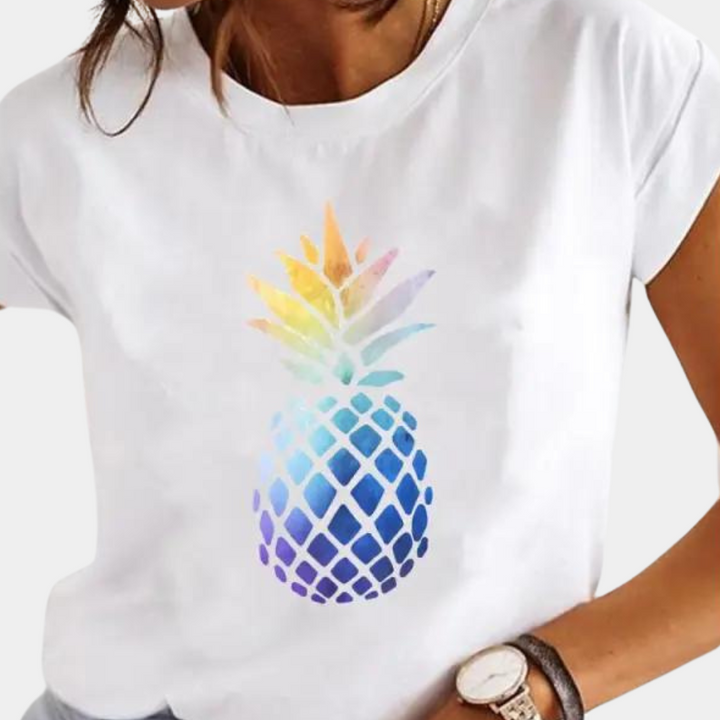 Mirla | Sommart-shirt för kvinnor-Eva Jonsson