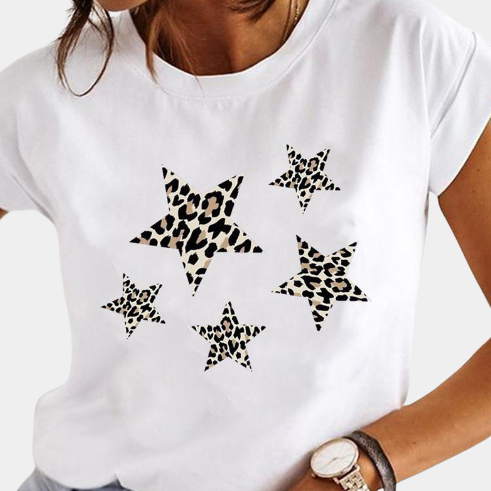 Mirla | Sommart-shirt för kvinnor-Eva Jonsson