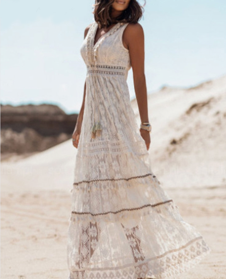 Mirla | Somrigt Maxiklänning i Boho-stil&nbsp;-Eva Jonsson