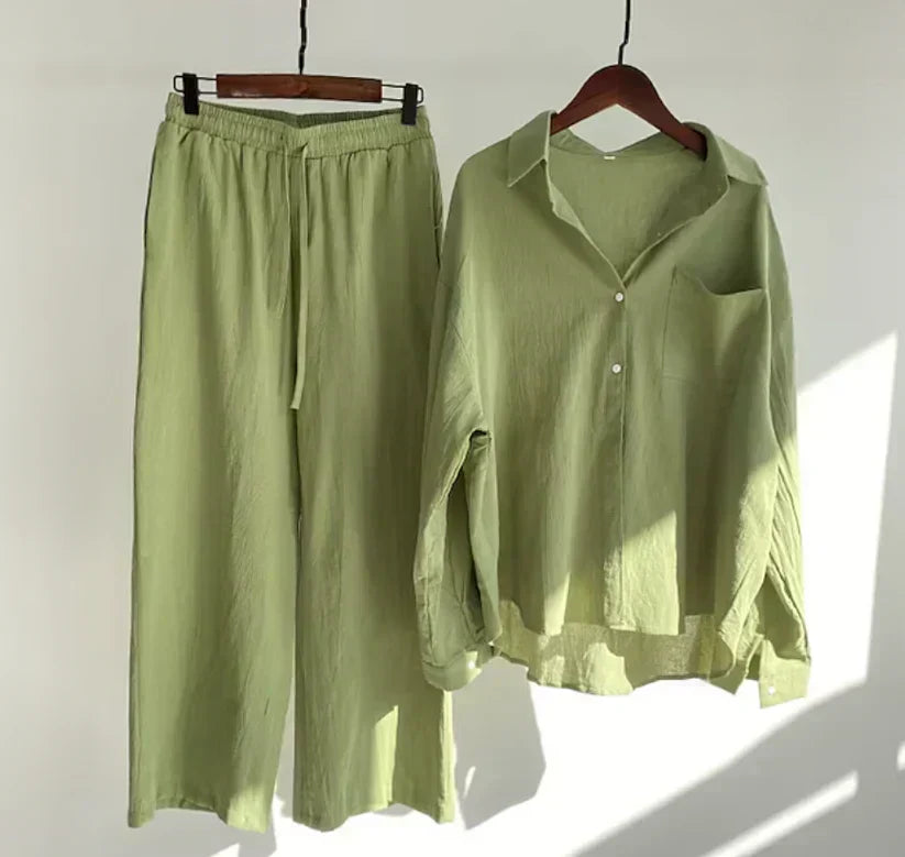Mirla | Somrigt linne set-Eva Jonsson