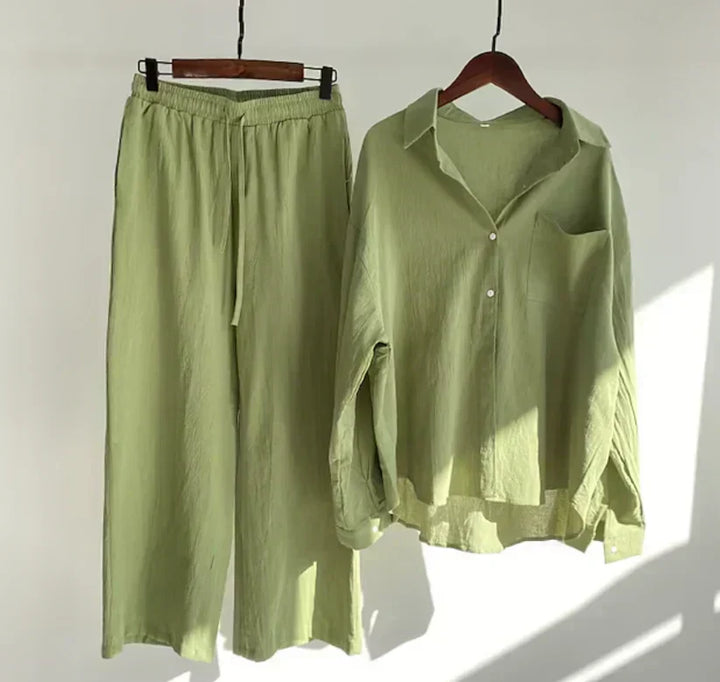 Mirla | Somrigt linne set-Eva Jonsson