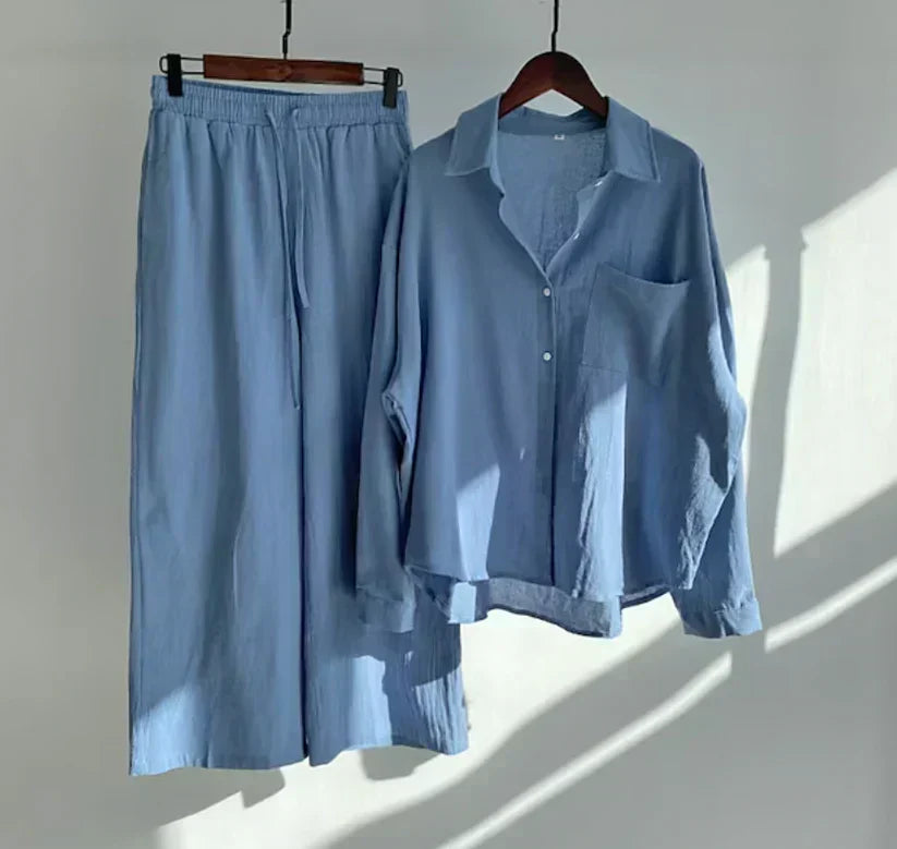 Mirla | Somrigt linne set-Eva Jonsson