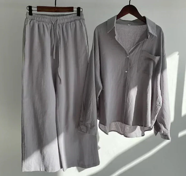 Mirla | Somrigt linne set-Eva Jonsson