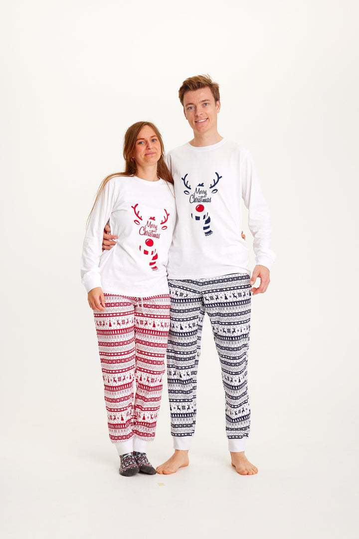 Mirla | Söt Jul Pyjamas Blå Män-Eva Jonsson