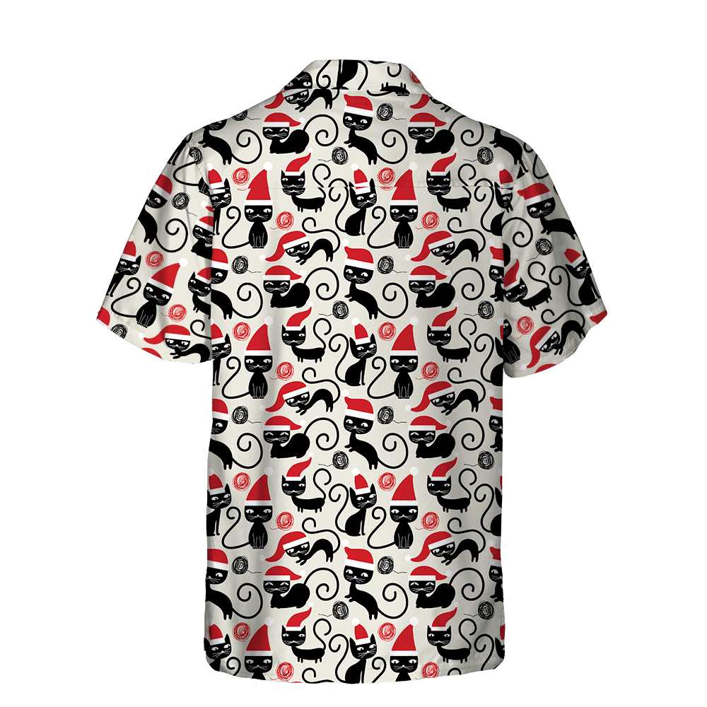 Mirla | Söt Katt För Jul Hawaiian Shirt Roligt Catmas Shirt Bästa Presenten För Julen-Eva Jonsson