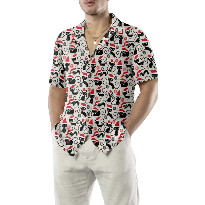 Mirla | Söt Katt För Jul Hawaiian Shirt Roligt Catmas Shirt Bästa Presenten För Julen-Eva Jonsson
