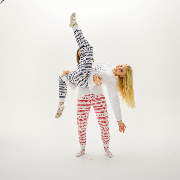 Mirla | Söt julpyjamas Röd Dam-Eva Jonsson
