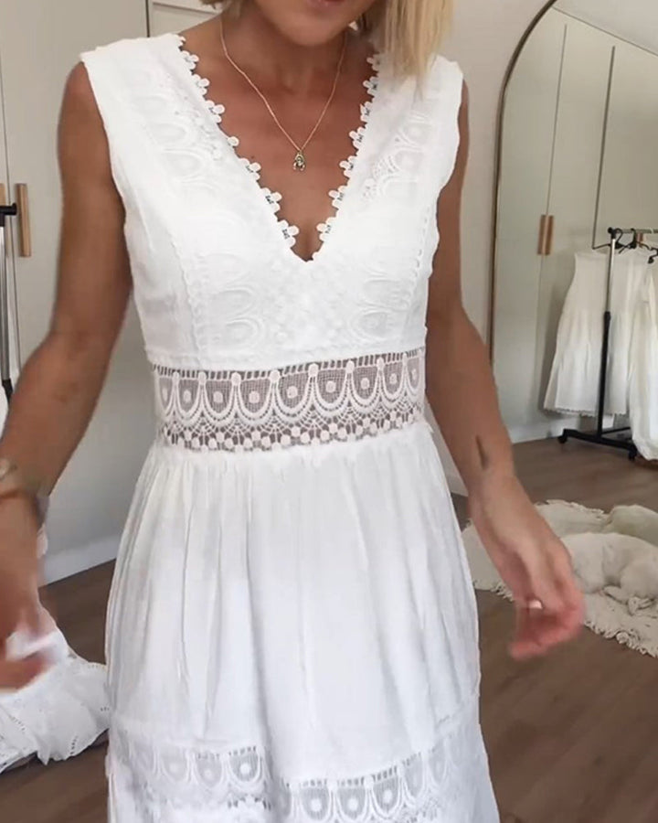 Mirla | Spets Boho Klänning-Eva Jonsson